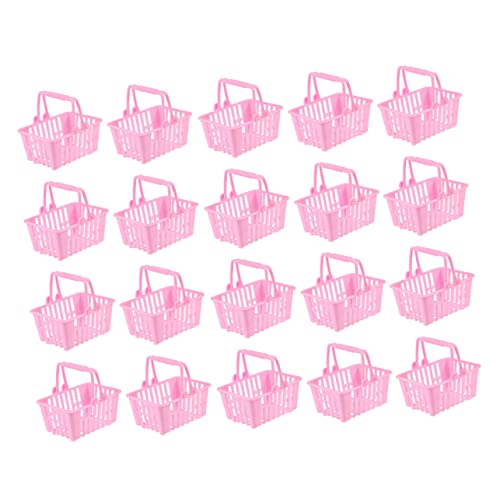 Milisten 20 Stück Mini -Einkaufskorbsspielzeug Kleiner Weidenkorb Kleiner Korb einkaufen Mini-Einkaufskorb- Micro Mini -Einkaufskorb für Dollhouse Plastik Rosa Milisten 20 Stück Mini -Einkaufskorbsspielzeug Kleiner Weidenkorb Kleiner Korb einkaufen Mini-Einkaufskorb- Micro Mini -Einkaufskorb für Dollhouse Plastik Rosa von Milisten