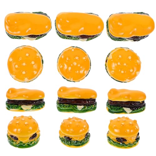 Milisten 20 Stück Mini Hamburger Spielzeugzubehör Burger Lebensmittelimitat Mini Hamburger Burger Requisiten Miniatur Lebensmittel Miniatur Burger Miniatur Burger von Milisten