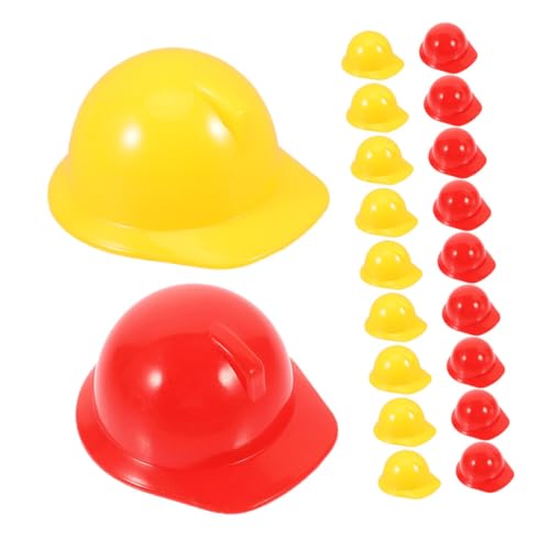 Milisten 20 Stück Mini-Helm Puppenhüte Baumütze und Weste für Minihüte zum Basteln Puppenhut Hut Partyhut Gefälligkeiten für die Baugeburtstagsfeier Bauhut für Erwachsene Plastik Milisten 20 Stück Mini-Helm Puppenhüte Baumütze und Weste für Minihüte zum Basteln Puppenhut Hut Partyhut Gefälligkeiten für die Baugeburtstagsfeier Bauhut für Erwachsene Plastik von Milisten