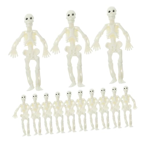 Milisten 20 Stück Mini Skelett Spielzeuge für Druckabbau Lustige Dehnbare für Kindergeburtstage und Halloween Dekoration als Gastgeschenke und Scherzartikel Milisten 20 Stück Mini Skelett Spielzeuge für Druckabbau Lustige Dehnbare für Kindergeburtstage und Halloween Dekoration als Gastgeschenke und Scherzartikel von Milisten