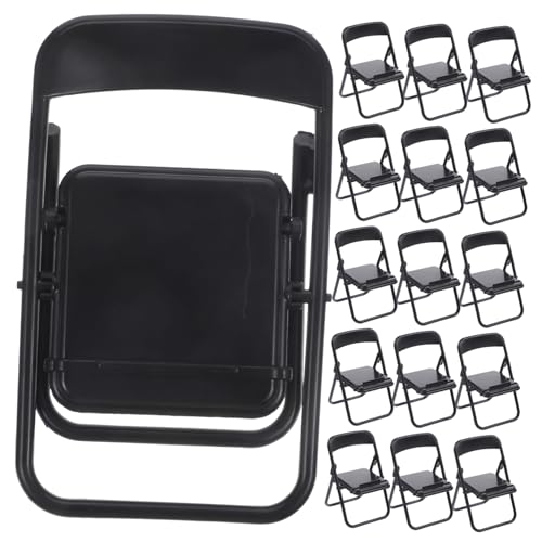 Milisten 20 Stück Mini Stuhr-förmiger Mobilfunkhalter Klappstuhl Mini-zubehör Mini-puppenstubenstuhl Formen Ornament Kleinkind Puppenstubenstühle Telefonhalter Plastik Schwarz Milisten 20 Stück Mini Stuhr-förmiger Mobilfunkhalter Klappstuhl Mini-zubehör Mini-puppenstubenstuhl Formen Ornament Kleinkind Puppenstubenstühle Telefonhalter Plastik Schwarz von Milisten