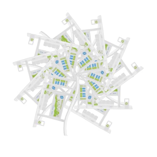 Milisten 20 Stück Miniatur Bahnhofsmodell Weiß Realistische Busstation Dekoration für Puppenhäuser Stadtanlagen Fotorequisiten und Landschaftsgestaltung Milisten 20 Stück Miniatur Bahnhofsmodell Weiß Realistische Busstation Dekoration für Puppenhäuser Stadtanlagen Fotorequisiten und Landschaftsgestaltung von Milisten