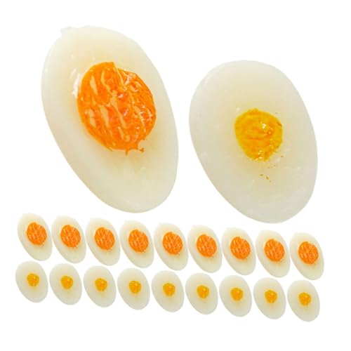 Milisten 20 Stück Miniatur Eier Eier Basteleier Ornamente Mini Ei Miniatur Halbei Miniatur Gekochtes Ei Modell Mini Miniaturen Küche Essen So Tun Als Ob Kleines Ei Milisten 20 Stück Miniatur Eier Eier Basteleier Ornamente Mini Ei Miniatur Halbei Miniatur Gekochtes Ei Modell Mini Miniaturen Küche Essen So Tun Als Ob Kleines Ei von Milisten