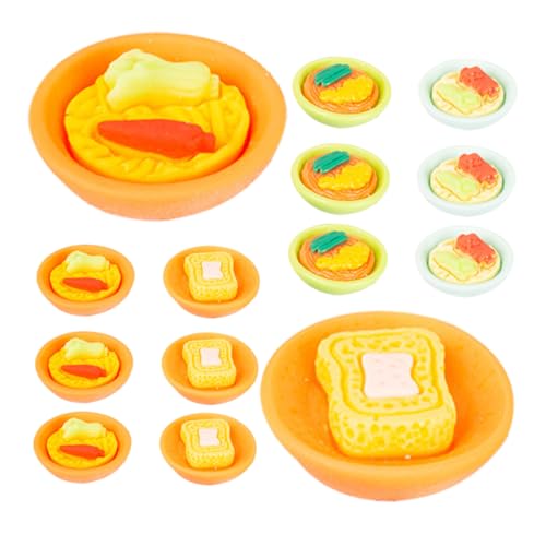 Milisten 20 Stück Miniatur Lebensmittel Japanische Snack Modelle für Puppenhaus Realistische Miniatur Speisen und Getränke Zubehör für Spielküchen und Mini Häuser von Milisten