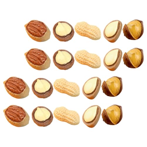 Milisten 20 Stück Miniatur Nuss Modelle aus Resin Realistische Deko für Puppenhaus DIY Projekte Bunte Nachbildungen von Snacks für Miniaturen und Kreative Gestaltung Milisten 20 Stück Miniatur Nuss Modelle aus Resin Realistische Deko für Puppenhaus DIY Projekte Bunte Nachbildungen von Snacks für Miniaturen und Kreative Gestaltung von Milisten