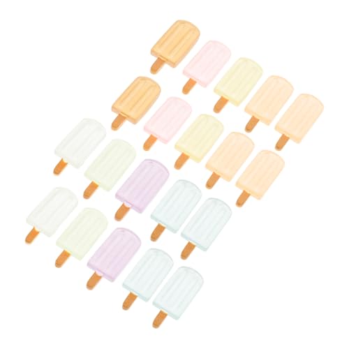 Milisten 20 Stück Miniaturisierte Eiscreme Dekorationen Teiliges Leuchtend im Dunkeln für Puppenhaus Accessoires Kreatives Fantasie und DIY Kunsthandwerk Milisten 20 Stück Miniaturisierte Eiscreme Dekorationen Teiliges Leuchtend im Dunkeln für Puppenhaus Accessoires Kreatives Fantasie und DIY Kunsthandwerk von Milisten