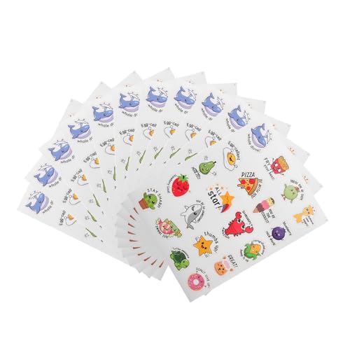 Milisten 20 Stück Motivationsaufkleber für Lustige Cartoonartige Belohnungssticker für Schule Bastelprojekte und Lehrer Sichere wasserdichte Aufkleber für Kreative Anwendungen Milisten 20 Stück Motivationsaufkleber für Lustige Cartoonartige Belohnungssticker für Schule Bastelprojekte und Lehrer Sichere wasserdichte Aufkleber für Kreative Anwendungen von Milisten