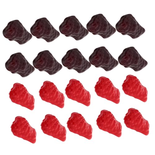 Milisten 20 Stück Obst-Modell Deko Gefälschte Himbeeren Himbeerfruchtzubehör Künstliche Früchte Simulationsornament Simulationsfutter Obst Simulieren Kunstobst Aus Der Küche Plastik Milisten 20 Stück Obst-Modell Deko Gefälschte Himbeeren Himbeerfruchtzubehör Künstliche Früchte Simulationsornament Simulationsfutter Obst Simulieren Kunstobst Aus Der Küche Plastik von Milisten