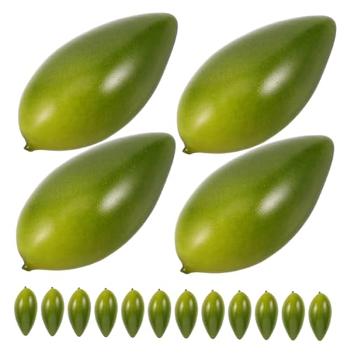 Milisten 20 Stück Olivenimitat Modell Mit Gefälschten Früchten Oliven-partydekoration Olivenmodelle Olivenornament Modell Künstliche Früchte Green Hochdruck-polyethylen Milisten 20 Stück Olivenimitat Modell Mit Gefälschten Früchten Oliven-partydekoration Olivenmodelle Olivenornament Modell Künstliche Früchte Green Hochdruck-polyethylen von Milisten