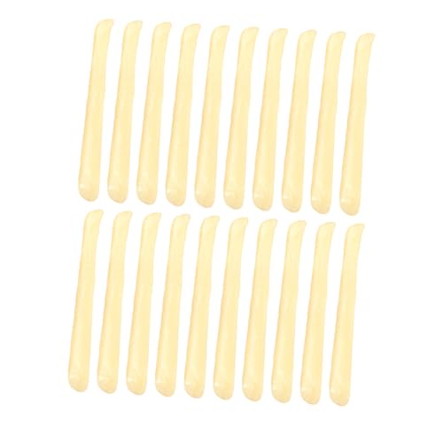 Milisten 20 Stück Pommes Frites Model braten gefälschtes Display-Essen Kartoffel französisch vorgibt Pommes Party Simulation Essen realistisch lebensecht gefälschte Pommes Frites PVC Gelb Milisten 20 Stück Pommes Frites Model braten gefälschtes Display-Essen Kartoffel französisch vorgibt Pommes Party Simulation Essen realistisch lebensecht gefälschte Pommes Frites PVC Gelb von Milisten