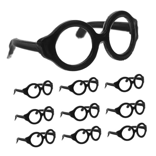 Milisten 20 Stück Puppenbrille Lustige Brillendekore Brille Zum Anziehen Der Puppe Brillenrequisiten Zum Anziehen Puppengläser Zur Dekoration Puppe Mini-Brille Plastik Black Milisten 20 Stück Puppenbrille Lustige Brillendekore Brille Zum Anziehen Der Puppe Brillenrequisiten Zum Anziehen Puppengläser Zur Dekoration Puppe Mini-Brille Plastik Black von Milisten