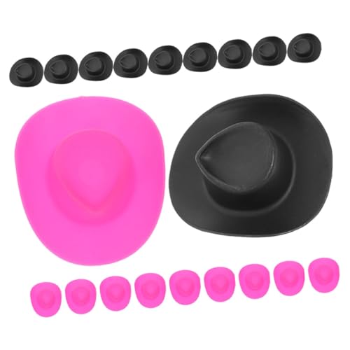 Milisten 20 Stück Puppenhaus Dekorativer Hut Winzig Party Cowboy Cowgirl Dolly Mini Hüte Kuh Klein Für Puppenhauslieferungen Mall-Hut Plastik Rosig Milisten 20 Stück Puppenhaus Dekorativer Hut Winzig Party Cowboy Cowgirl Dolly Mini Hüte Kuh Klein Für Puppenhauslieferungen Mall-Hut Plastik Rosig von Milisten
