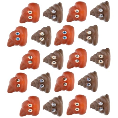Milisten 20 Stück Realistische Fake Poop Spielzeuge Lustige Streiche Requisiten für Partys Geburtstage Halloween Mehr Flexibles Material für Kreative Scherze Milisten 20 Stück Realistische Fake Poop Spielzeuge Lustige Streiche Requisiten für Partys Geburtstage Halloween Mehr Flexibles Material für Kreative Scherze von Milisten
