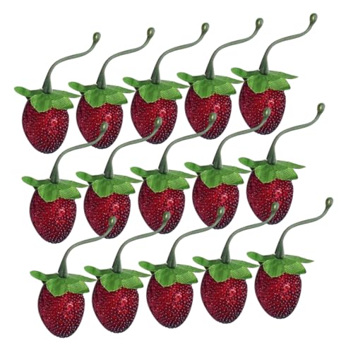 Milisten 20 Stück Simulierte Wildobst Dekoration Künstliche Früchte Gefälschte Lebensmittel Realistische Obst Themenbedarf Simulations Obst Dekoration Heimdekoration Obstteller von Milisten