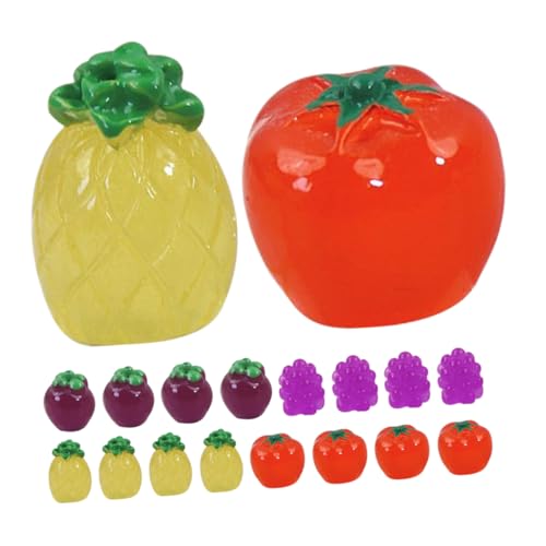 Milisten 20 Stück Simuliertes Obst und Gemüse Apfel Gelb künstlich Früchte simulierte Fruchtmini Mini-Kunstfruchtmodell Puppenhaus kleine Essensdekoration Harz Milisten 20 Stück Simuliertes Obst und Gemüse Apfel Gelb künstlich Früchte simulierte Fruchtmini Mini-Kunstfruchtmodell Puppenhaus kleine Essensdekoration Harz von Milisten