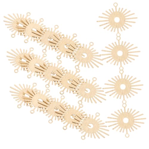 Milisten 20 Stück Sonnenblumen Schmuck Sonnenblumen Armband Verbindungsglied DIY Halsketten Charms DIY Armband Charms Armband Charm Verbindungsstücke Ohrring Charms Für DIY Schmuck von Milisten