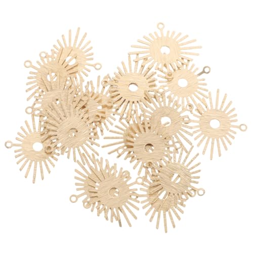Milisten 20 Stück Sonnenblumen Schmuck Sonnenförmige Schmuckanhänger Blumenverbinder Charm Anhänger Für Halsketten Und Ohrringe Sonnenförmige Armband Charms Verbinder Zur von Milisten