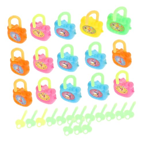 Milisten 20 Stück Spielzeugschloss Reisesperre Kleine Schlösser Rucksackschlösser Für Die Reise Schloss Und Schlüssel Schlösser Mit Schlüsseln Babyschlüssel Taschenschloss Plastik von Milisten