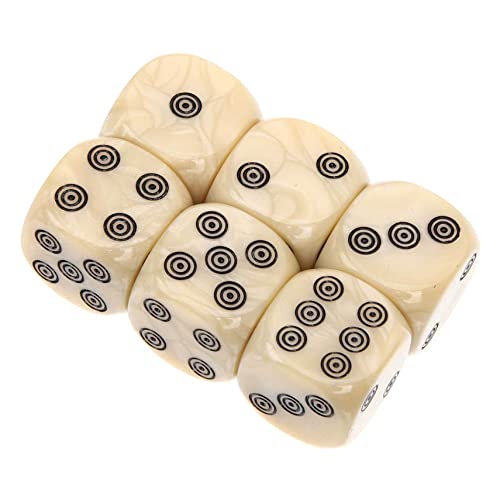 Milisten 20 Stück Teiliges Acrylwürfelset für Brettspiele Dekorative Würfel für Rollenspiele Spielzubehör für Partys und Familientreffen Klare Zahlen Langlebig und Angenehm der Handhabung von Milisten