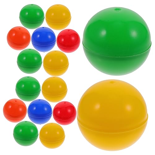 Milisten 20 Stück Teiliges Bunte Kunststoff Lotteriekugeln zum Öffnen Leichte Umweltfreundliche Spielbälle für Party Tombola und Wiederverwendbar Farblich Gemischt Milisten 20 Stück Teiliges Bunte Kunststoff Lotteriekugeln zum Öffnen Leichte Umweltfreundliche Spielbälle für Party Tombola und Wiederverwendbar Farblich Gemischt von Milisten