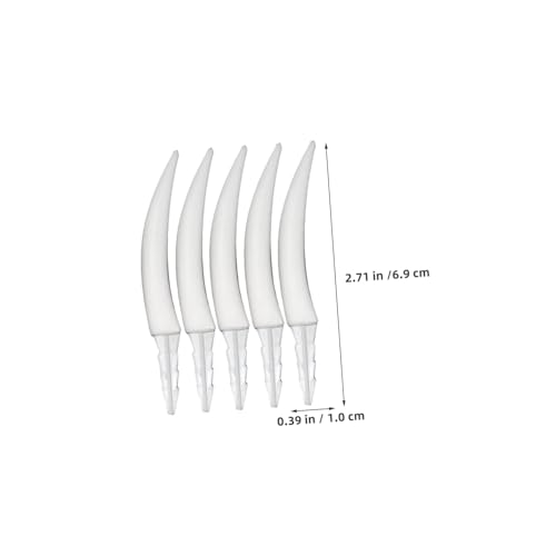 Milisten 20 Stück Teiliges Fake Pumpkin Fangs Kunststoff Halloween Kürbiszähne DIY Grusel Dekorationsset für Horror Party Kürbisschnitz Zubehör für Halloween Aktivitäten von Milisten