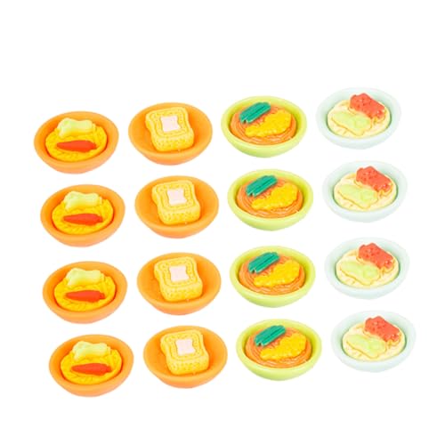 Milisten 20 Stück Teiliges Food Modellset für Puppenhäuser Japanische Snacks für Realistische Dekoration und Rollenspiele für DIY Szenen und Küchenzubehör von Milisten