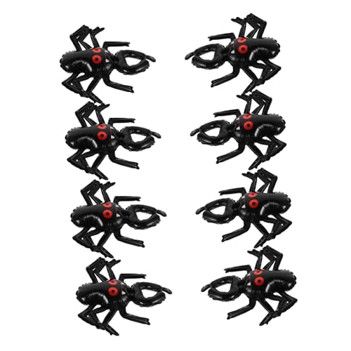 Milisten 20stücke Luftballons Halloween Aufblasbare Spinne Halloween-deko Partyballons Für Themenfeiern Ballon-dekoration Für Festivals Einfache Handhabung Und Tragbarkeit von Milisten