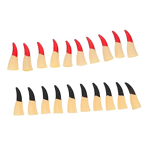 Milisten 20 Stück Teiliges Halloween Finger Nagelset Leuchtend im Dunkeln Realistische Hexen Nagelklauen Verstellbar und Bequem Party Deko für Karneval und Kostümierungen Milisten 20 Stück Teiliges Halloween Finger Nagelset Leuchtend im Dunkeln Realistische Hexen Nagelklauen Verstellbar und Bequem Party Deko für Karneval und Kostümierungen von Milisten