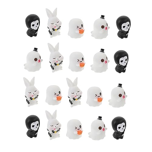 Milisten 20 Stück Teiliges Halloween Miniatur Kreative Dekorationen für Mikro Landschaften und Partys mit Geistern Kürbis und Süßen Figuren für DIY Halloween Dekoration Milisten 20 Stück Teiliges Halloween Miniatur Kreative Dekorationen für Mikro Landschaften und Partys mit Geistern Kürbis und Süßen Figuren für DIY Halloween Dekoration von Milisten