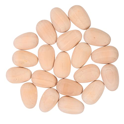 Milisten 20 Stück Teiliges Holz Eier für Ostern DIY Falsche Eier aus Holz Dekorationsset für Bastelprojekte Simulationseier für Kunst und Spielaktivitäten Sicher und Handbemalbar Milisten 20 Stück Teiliges Holz Eier für Ostern DIY Falsche Eier aus Holz Dekorationsset für Bastelprojekte Simulationseier für Kunst und Spielaktivitäten Sicher und Handbemalbar von Milisten