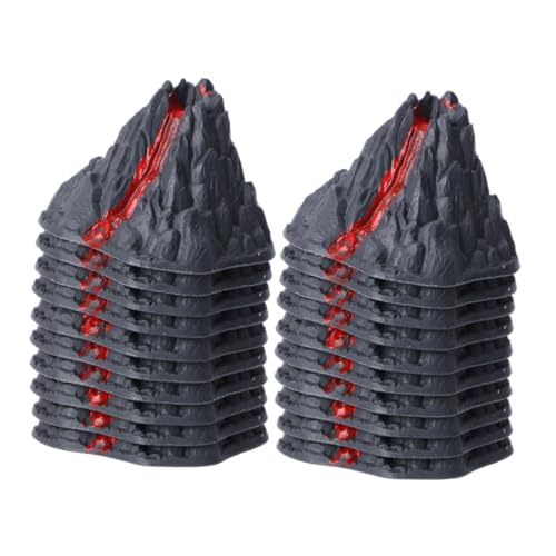 Milisten 20 Stück Teiliges Landschaftsdekor Mini Statue aus Langlebigem Kunststoff Vielseitige Tisch und Aquarium Dekoration Geeignet für Bonsai Garten und Heimgestaltung von Milisten