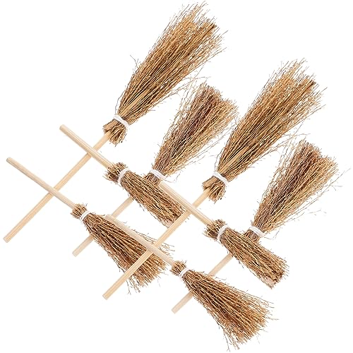 Milisten 20 Stück Teiliges Mini Besen Dekoration für Puppenhaus Halloween Landschaftsaccessoires Lebendige Farben Handgefertigte Ornamente für Mikro Landschaften Milisten 20 Stück Teiliges Mini Besen Dekoration für Puppenhaus Halloween Landschaftsaccessoires Lebendige Farben Handgefertigte Ornamente für Mikro Landschaften von Milisten
