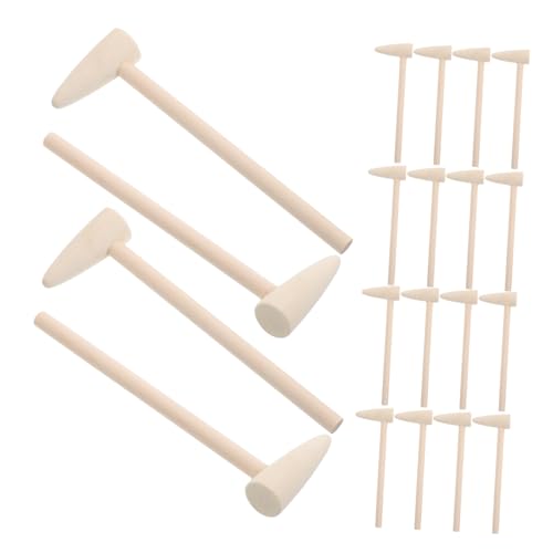 Milisten 20 Stück Teiliges Mini Holzhammer für Kindgerechte Holzklopfer Pädagogisches DIY Schlagspielzeug zur Feinmotorischer Fähigkeiten Kreatives Rollenspiel für Jungen und Mädchen Milisten 20 Stück Teiliges Mini Holzhammer für Kindgerechte Holzklopfer Pädagogisches DIY Schlagspielzeug zur Feinmotorischer Fähigkeiten Kreatives Rollenspiel für Jungen und Mädchen von Milisten
