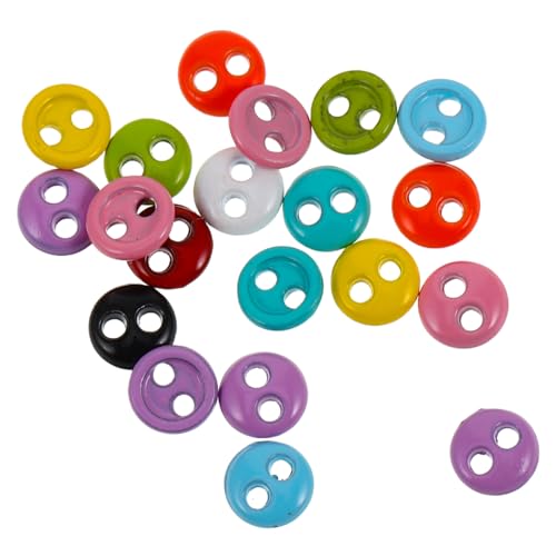 Milisten 20 Stück Teiliges Mini Puppenknöpfe aus Kunststoff Zwei Knöpfe für Puppenkleidung für DIY Puppenbekleidung und Kreative Nähprojekte Milisten 20 Stück Teiliges Mini Puppenknöpfe aus Kunststoff Zwei Knöpfe für Puppenkleidung für DIY Puppenbekleidung und Kreative Nähprojekte von Milisten