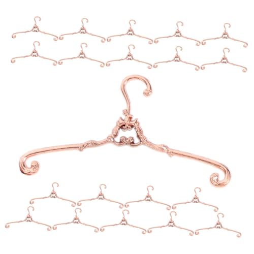 Milisten 20 Stück Teiliges Mini Vintage Metall Kleiderbügel für Puppenkleidung Stilvolle Miniatur Garderobe Aufbewahrung Robust und Elegant Geeignet für Puppenhaus und Kleine Kleidung Milisten 20 Stück Teiliges Mini Vintage Metall Kleiderbügel für Puppenkleidung Stilvolle Miniatur Garderobe Aufbewahrung Robust und Elegant Geeignet für Puppenhaus und Kleine Kleidung von Milisten