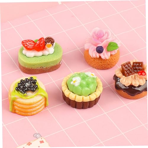 Milisten 20 Stück Teiliges Miniatur Obstkuchen Realistische Mini Dessert Modelle Detailreiche Puppenhaus Deko Langlebige Farben für DIY Puppenhaus und Sammlungen Milisten 20 Stück Teiliges Miniatur Obstkuchen Realistische Mini Dessert Modelle Detailreiche Puppenhaus Deko Langlebige Farben für DIY Puppenhaus und Sammlungen von Milisten