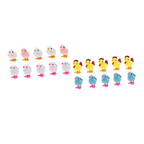 Milisten 20 Stück Teiliges Ostern Plüsch Hase und Küken Aufziehspielzeug Buntes Weiches Kuscheltier mit Aufziehmechanismus Leicht zu Greifen Fördert Koordination und Zufällige Farbe Milisten 20 Stück Teiliges Ostern Plüsch Hase und Küken Aufziehspielzeug Buntes Weiches Kuscheltier mit Aufziehmechanismus Leicht zu Greifen Fördert Koordination und Zufällige Farbe von Milisten