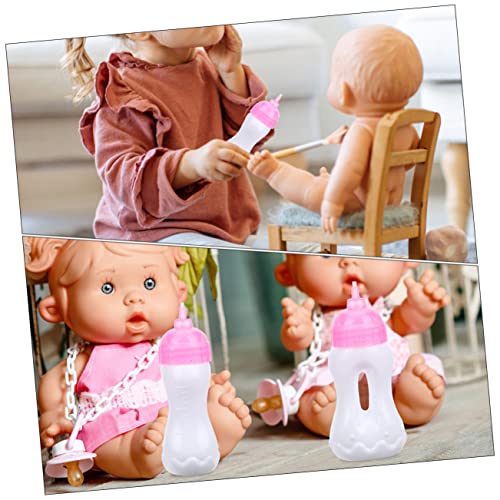 Milisten 20 Stück Teiliges Puppenzubehör Milchflaschen Farbenfrohe Robuste Babypuppen Fütterungsflaschen für Puppenspiele Shower Geschenke Miniatur für Mädchen von Milisten