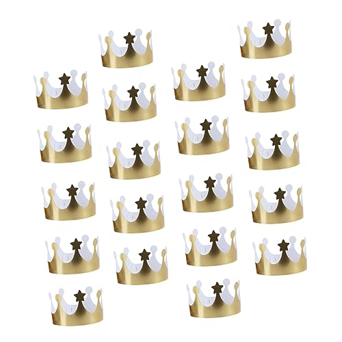 Milisten 20 Stück Teiliges Set Goldene Papierkronen Bequeme Geburtstags Partyhüte für Erwachsene Langlebig und Festlich Deko für Shower Hochzeiten und Themenfeiern Milisten 20 Stück Teiliges Set Goldene Papierkronen Bequeme Geburtstags Partyhüte für Erwachsene Langlebig und Festlich Deko für Shower Hochzeiten und Themenfeiern von Milisten