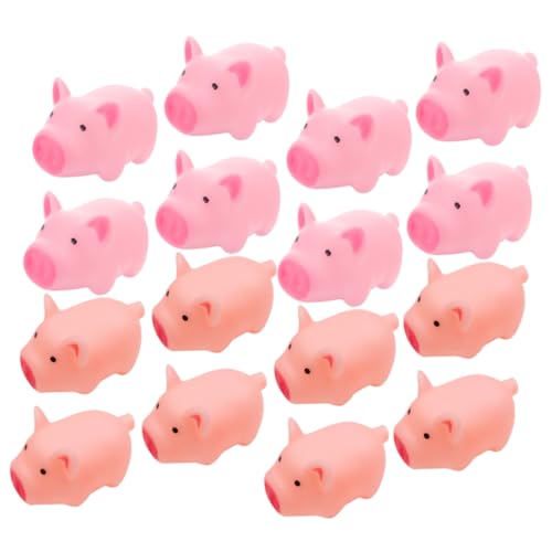 Milisten 20 Stück Teiliges Squeeze Quietschen Niedliche Schweineform Hautfarbe Langlebig aus Kunststoff Leichte Tragbare Stresslöser und Partygeschenke für Klassenzimmer von Milisten