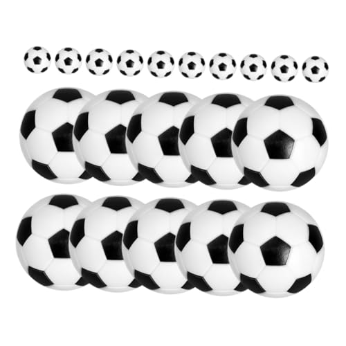 Milisten 20 Stück Teiliges Tischfußballbälle Resin Glatte Oberfläche für Bessere Kontrolle Langlebige Mini Fußballspielbälle als Ersatz für Tischkicker Geeignet für Heim und von Milisten