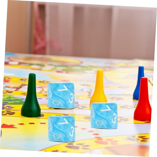 Milisten 20 Stück Teiliges Transparente Acrylwürfel mit Zahlen für Rollenspiele Brettspiele Matheunterricht und Würfelspiele in Blau Milisten 20 Stück Teiliges Transparente Acrylwürfel mit Zahlen für Rollenspiele Brettspiele Matheunterricht und Würfelspiele in Blau von Milisten