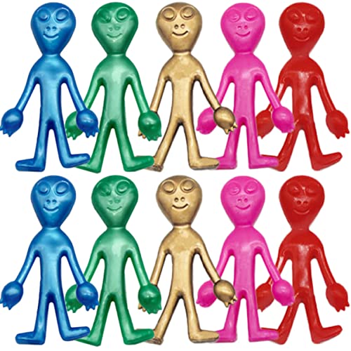 Milisten 20 Stück Teiliges aus TPR Biegsame Stressabbau Figuren Kreatives Knetspielzeug für Erwachsene Zufällige Farben Entspannungsspielzeug für Stressabbau Zufällige Zufällige Farbe von Milisten