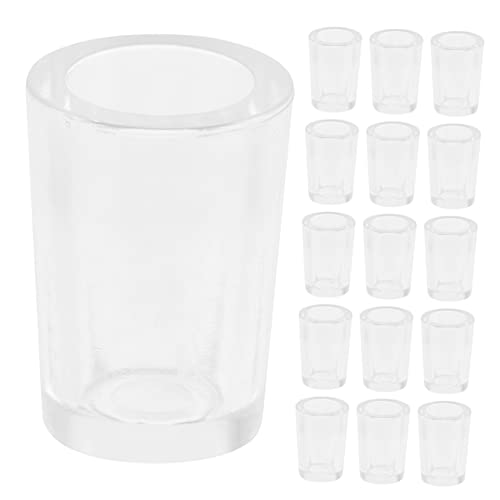 Milisten 20 Stück Wasserbecher Mini Wasserbecher Zubehör für Puppenhäuser DIY Bastelprojekte und Dekorationen von Milisten