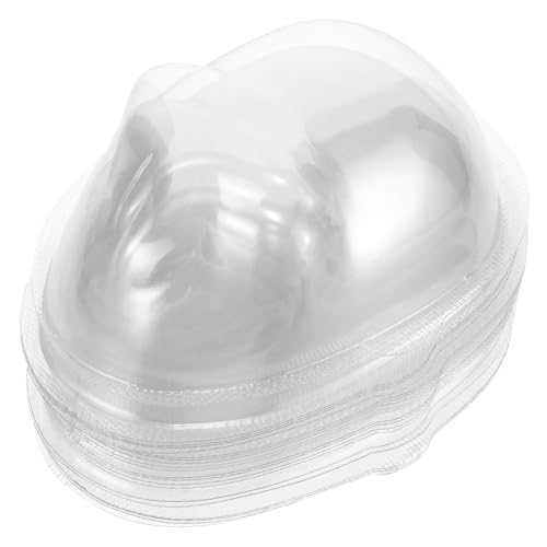 Milisten 20 Stück Zubehör Für Puppenmasken Gesicht Miniatur Mini-hülle Für Puppe Mini-spielzeugmasken Mini-puppenmasken Zubehör Selber Machen Transparente Abdeckung Displayabdeckung Plastik von Milisten
