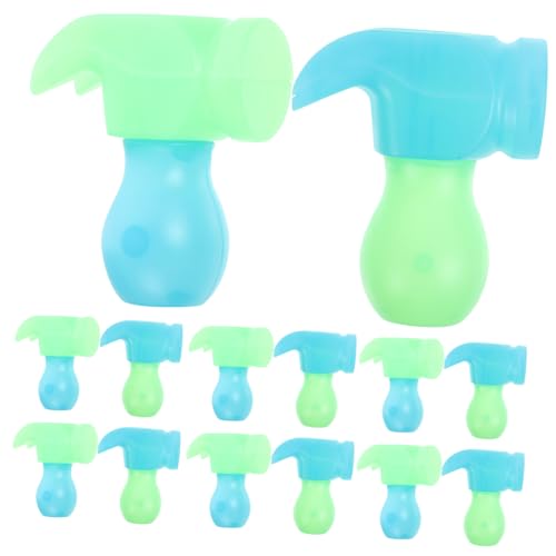 Milisten 20 Stück lustiges sensorisches Rettichhammer Kinderspielzeug auffallend Hammer Hammer Massagestab für Karottenhammer Kinderhammer Plastik von Milisten