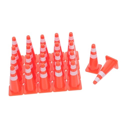 Milisten 20-teiliges Set -straßensperren-Requisiten Zeichen Verkehrskegelspielzeug Für Baupädagogisches Mini -bauspielzeug Bauzeichen Orange PVC Milisten 20-teiliges Set -straßensperren-Requisiten Zeichen Verkehrskegelspielzeug Für Baupädagogisches Mini -bauspielzeug Bauzeichen Orange PVC von Milisten