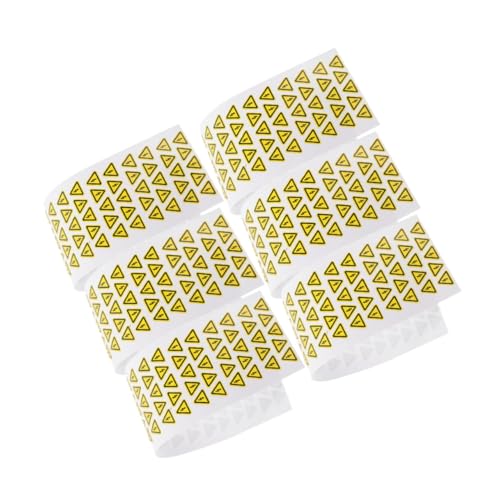 Milisten 200 Stück Aufkleber für elektrische Gefahren Warnschild -Aufkleber Hochspannungs-Warnaufkleber -Schild-Aufkleber Sicherheitswarnaufkleber PVC Yellow von Milisten