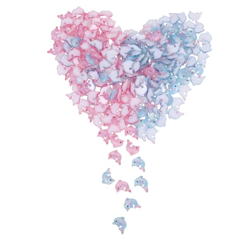 Milisten 200 Stück Meerestierfiguren Miniatur Meerestierstatue Puppenhaus Mikro Landschaftsgestaltung Dekoration Winzige Meerestierfiguren Puppenhaus Dekor Mini von Milisten