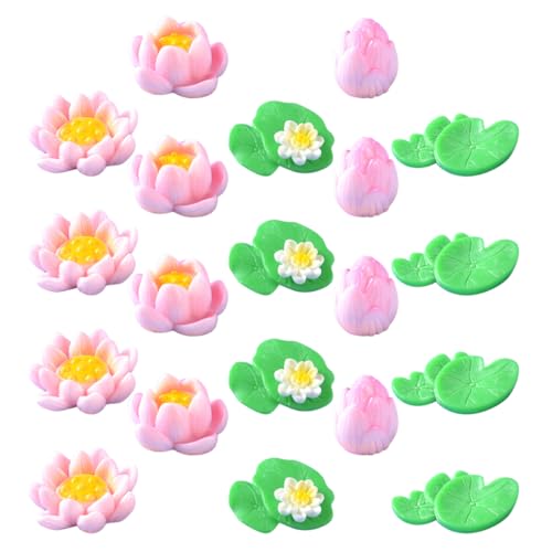 Milisten 20stücke Miniatur Lotus Figuren Resin Deko Für Aquarien Teich Garten Und Puppenhaus Vielfältige Mikro-Landschaft Accessoires Für Kreative Gestaltung Milisten 20stücke Miniatur Lotus Figuren Resin Deko Für Aquarien Teich Garten Und Puppenhaus Vielfältige Mikro-Landschaft Accessoires Für Kreative Gestaltung von Milisten